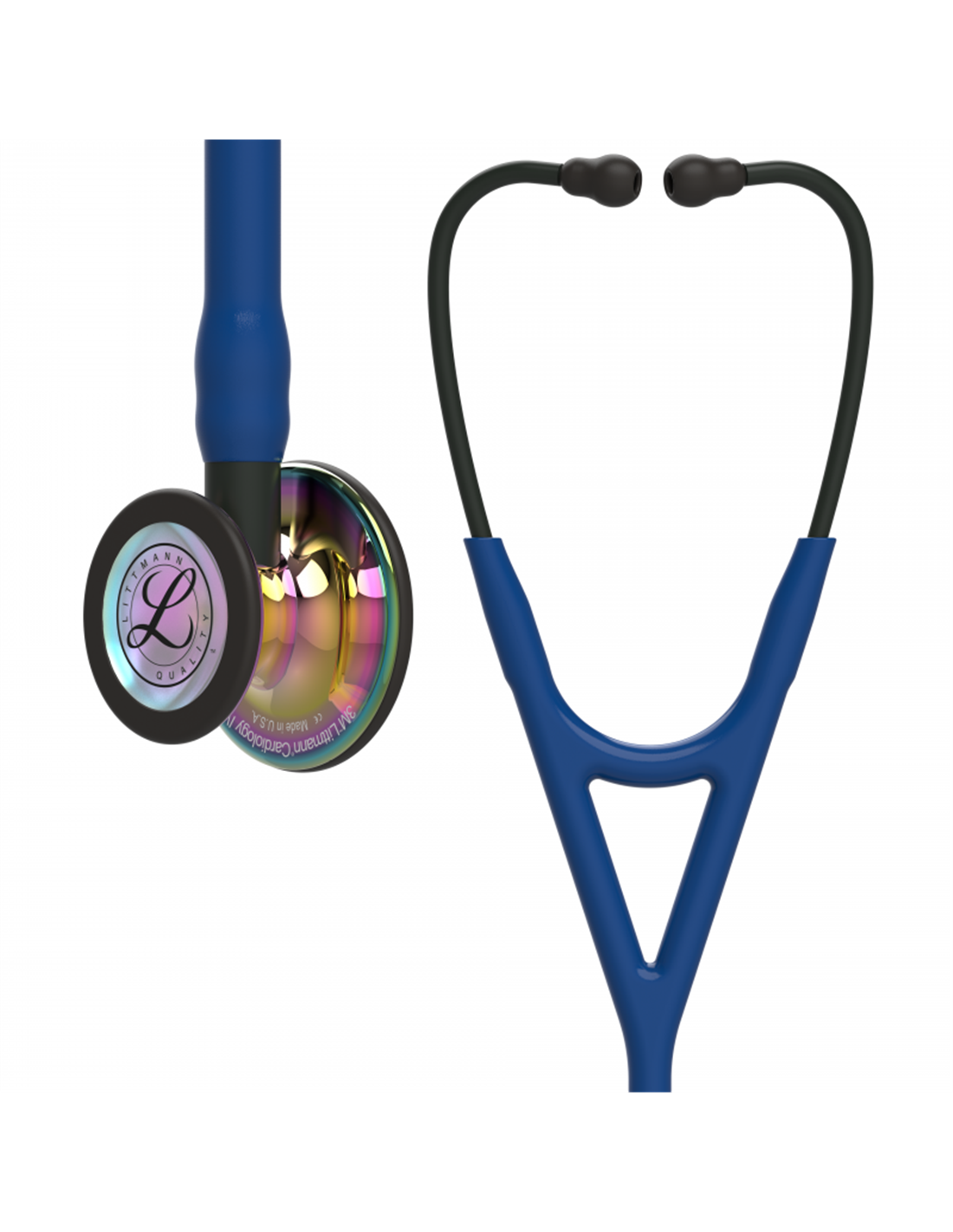 Original Littmann Cardiology IV Stethoskop - Rainbow Edition - Farbe - marineblau