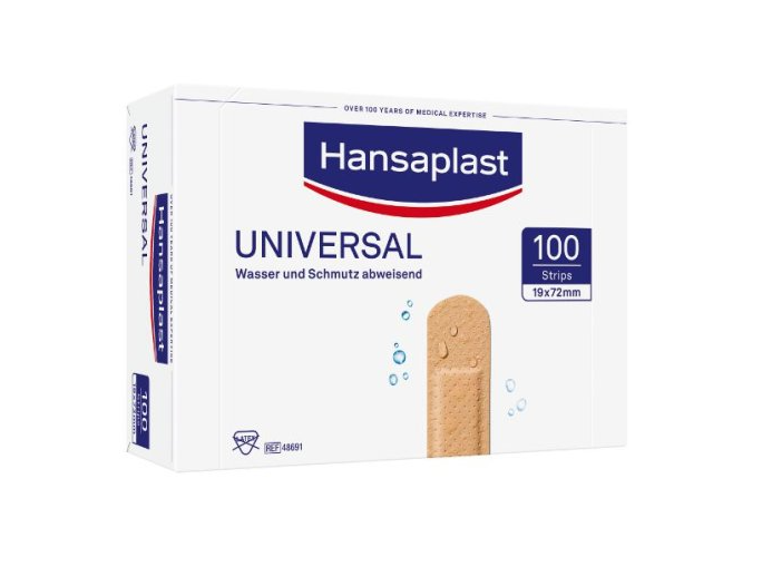 Beiersdorf Hansaplast Universal Strips 1,9 x 7,2 cm | 100 Stück