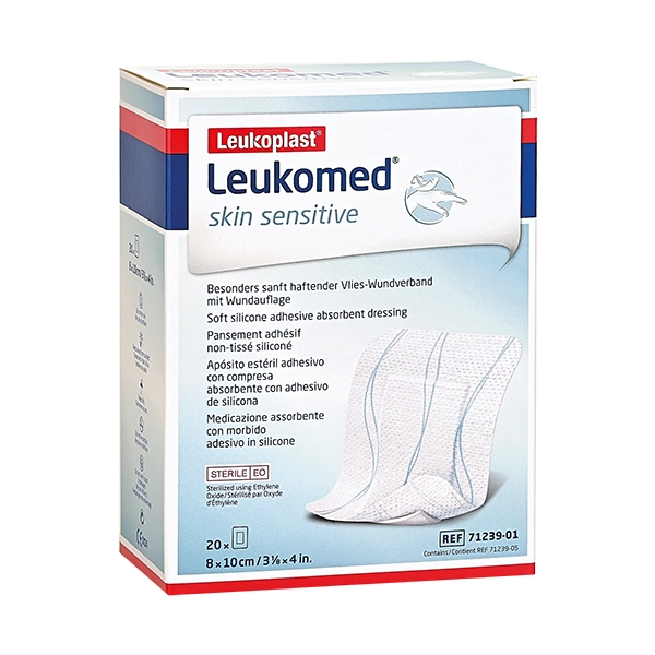 essity Leukomed® skin sensitive, 7,2 x 5 cm, 20 Stück