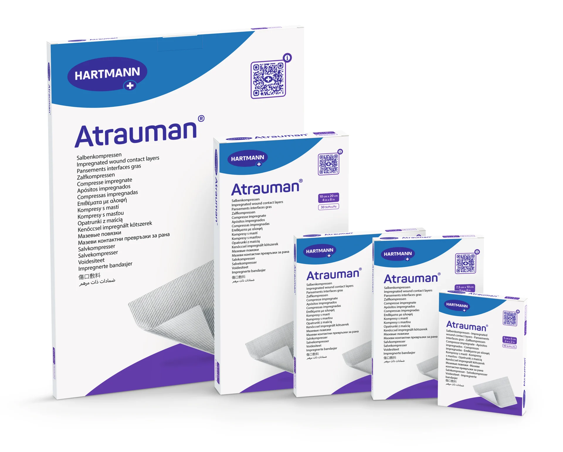 Atrauman Hartmann - 10 x 20 cm - 30 Stück