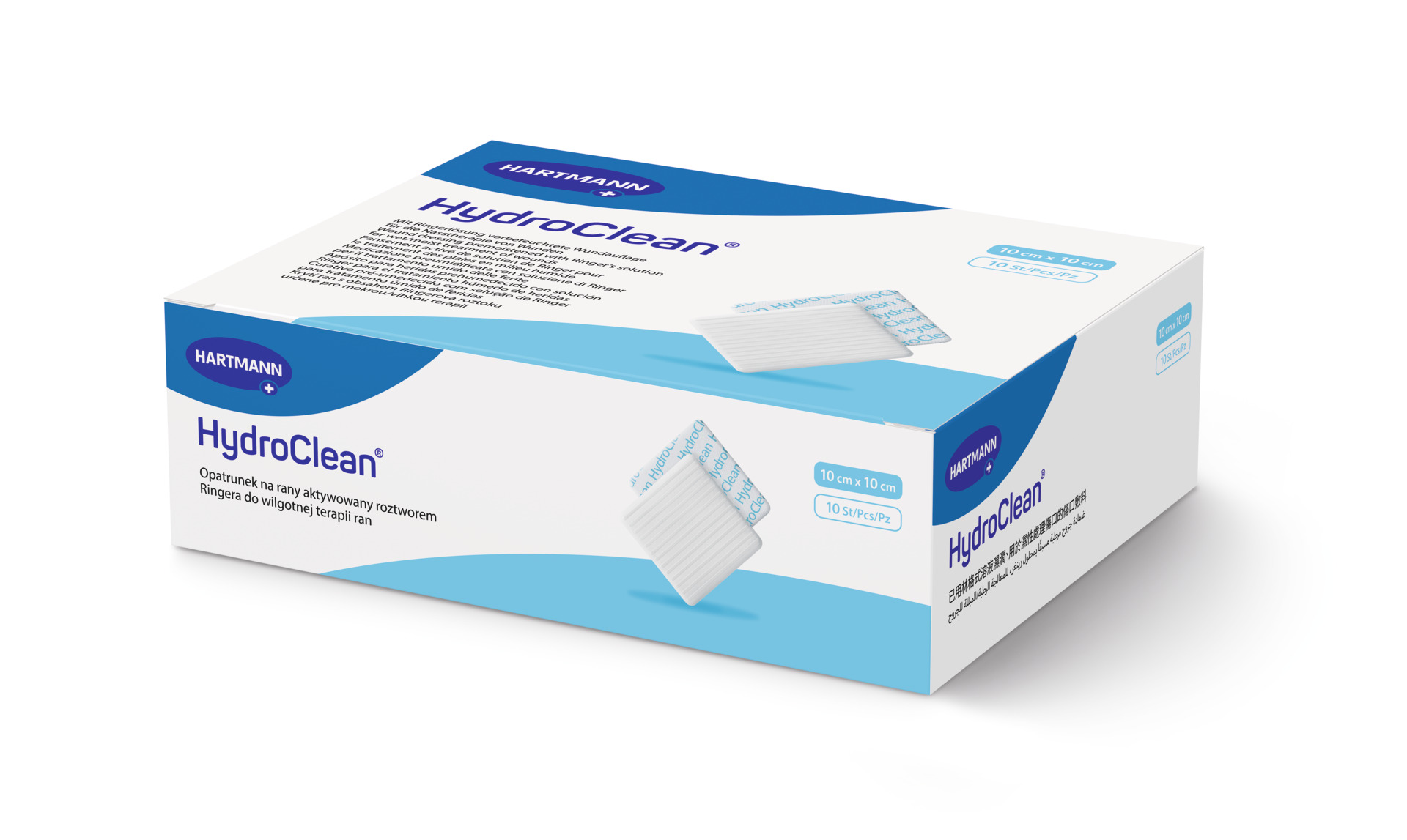HydroClean Hartmann - 10 x 10 cm - 10 Stück