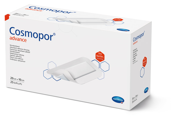Hartmann Cosmopor® Advance Wundverband, 20 x 10 cm, 25 Stück