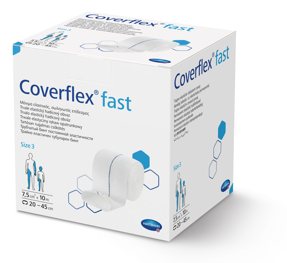 Hartmann Schlauchverband Coverflex fast - 7,5 cm x 10 m - Gr. 3