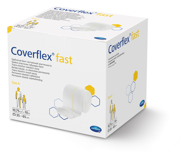 Hartmann Schlauchverband Coverflex fast - 10,7 cm x 10 m - Gr. 4