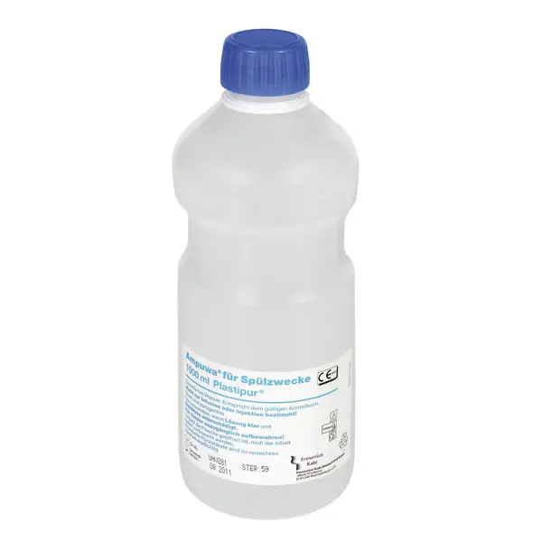 Ampuwa - 1000 ml, Plastipur-Schraubflasche - 6 Flaschen