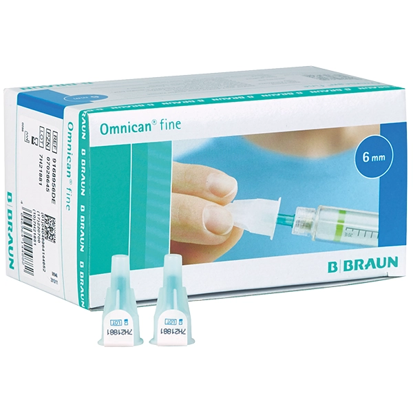 Omnican Fine Penkanülen - 31 G - 6 mm - 0,25 mm - 100 Stück
