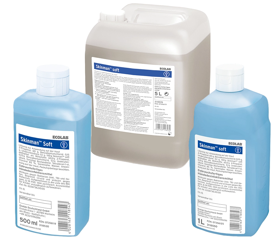 Ecolab Skinman Soft - 500 ml Spenderflasche