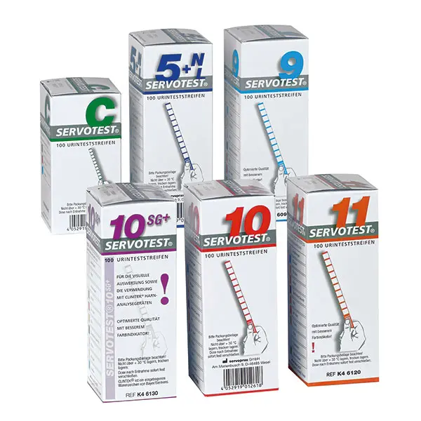 Urinteststreifen von Servotest C, 100 Teste