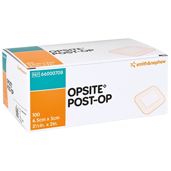 OPSITE™ POST-OP Folienverband, 6,5 x 5 cm, 100 Stück