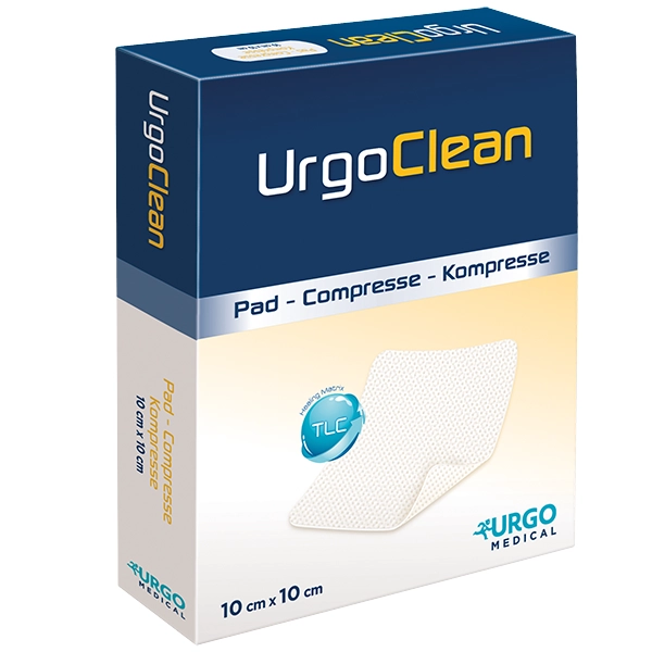 Urgo UrgoClean Kompresse - 6 x 6 cm - 10 Stück