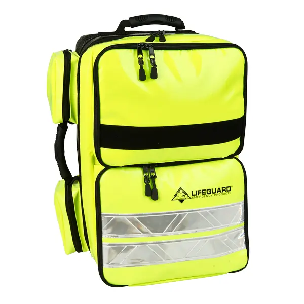 Lifebox Soft Backpack (leer) - 53 x 40 x 23 cm - schwarz / neongelb - 1 Stück