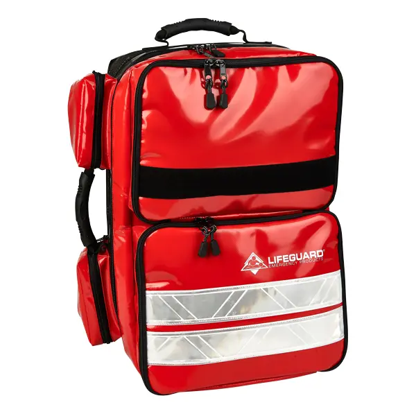 Lifebox Soft Backpack (leer) - 53 x 40 x 23 cm - schwarz / rot - 1 Stück