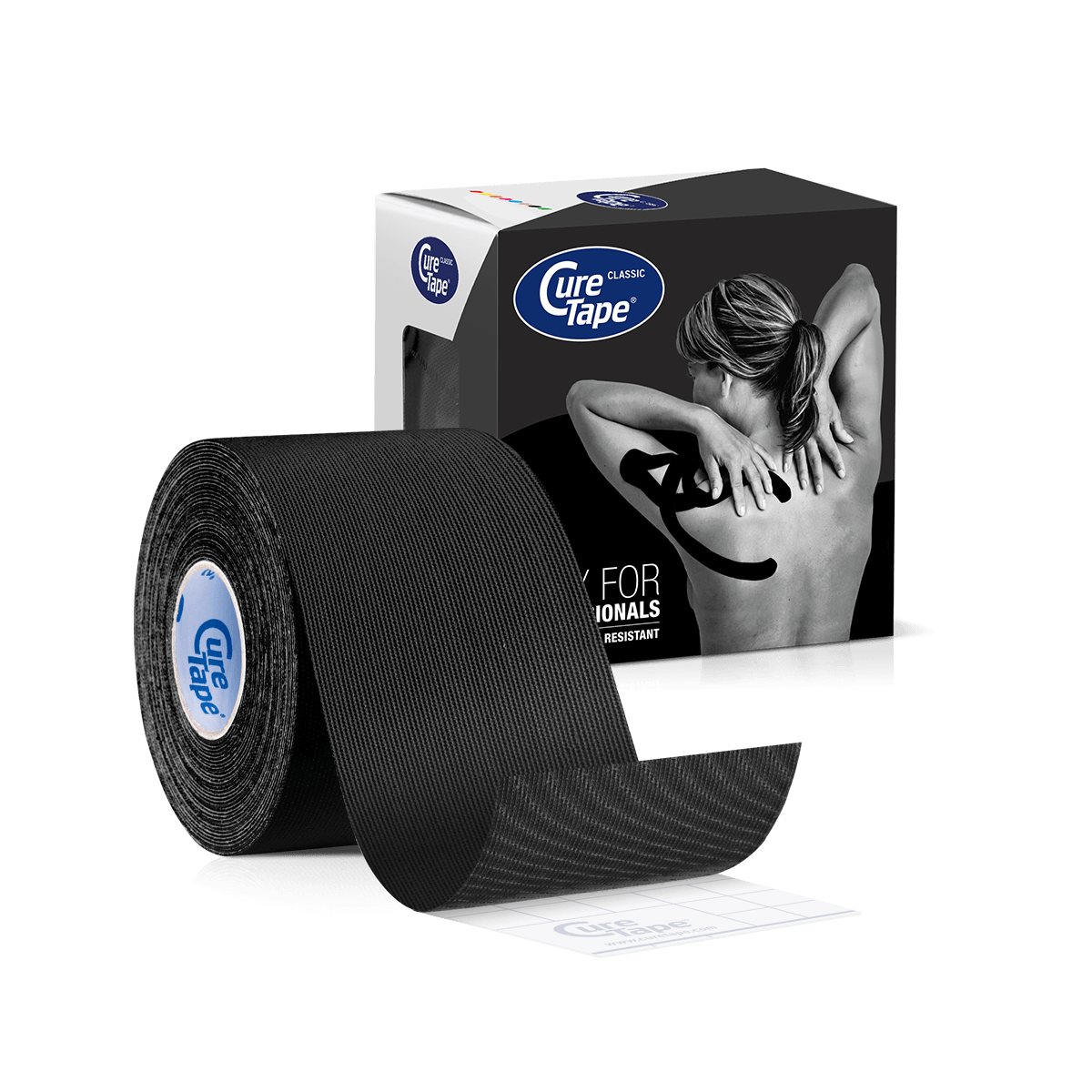 CureTape Classic Kinesiotape - 5 m x 5 cm - schwarz