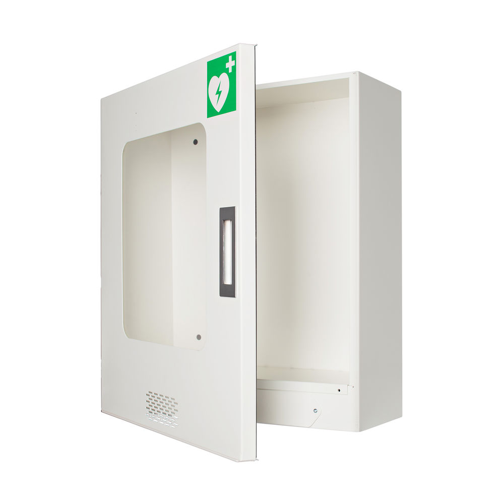 Wandschrank mit Alarm zu ResQ-Care Defibrillator iPAD CU-SP1 - 1 Stück