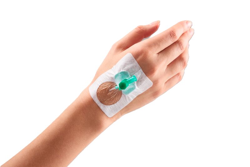 Lohmann&Rauscher Curafix i.v. Control Kanülenfixierpflaster - 7,5 x 6 cm - 50 Stück