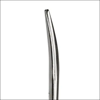 Fuhrmann Einmal-Schere Metzenbaum stumpf/stumpf, 14,5 cm, gebogen - 25 Stück