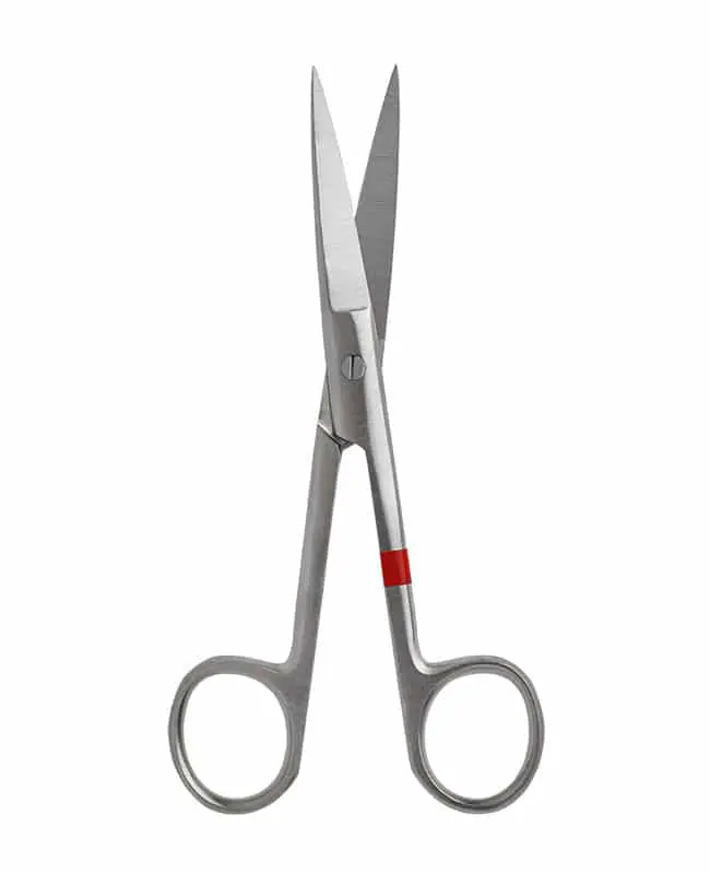 Fuhrmann Einmal-Schere chir. spitz/spitz, 14 cm, gerade - 25 Stück