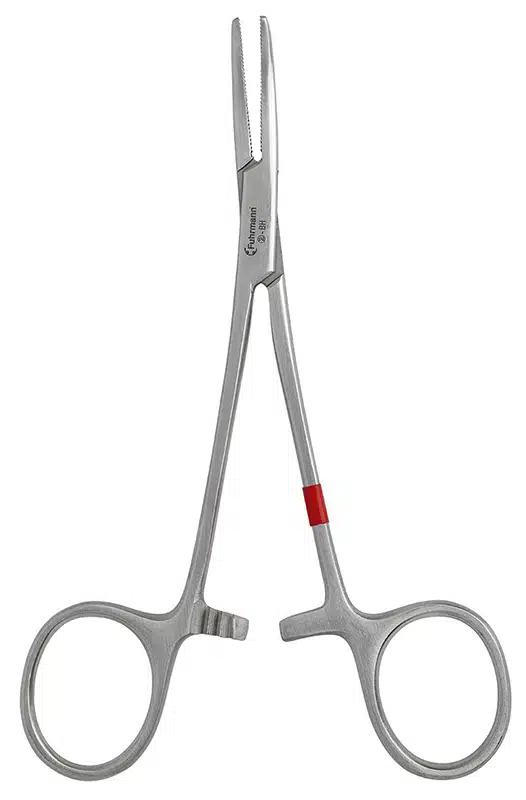 Fuhrmann Halsted-Mosquito-Klemme 13,0 cm - anatomisch, gebogen - 25 Stück