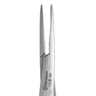 Fuhrmann Mosquito-Klemme 12,5 cm - anatomisch, gebogen - 25 Stück