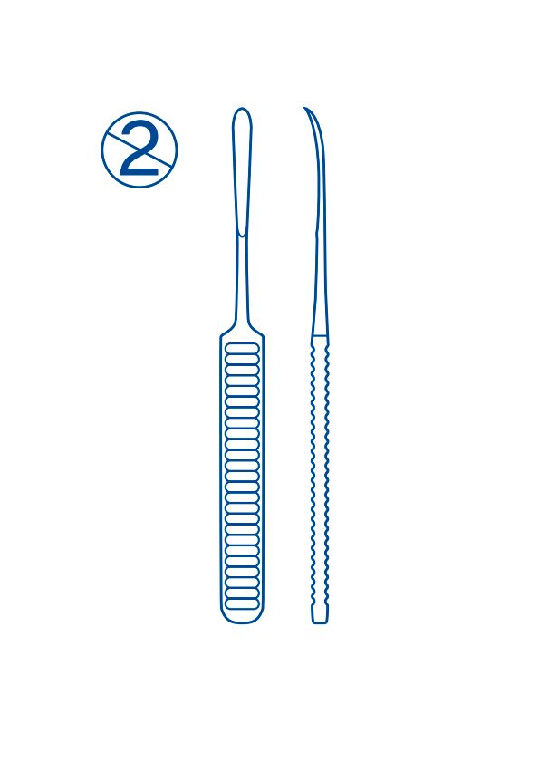 Hartmann Peha®-instrument Raspatorium Williger - 25 Stück