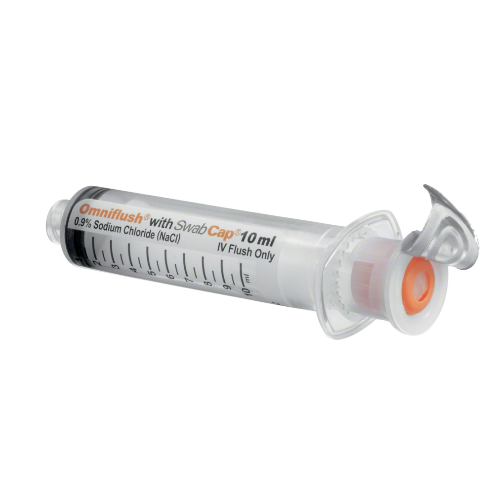 B. Braun Omniflush® Spülspritzen mit SwabCap® - 100 Stück