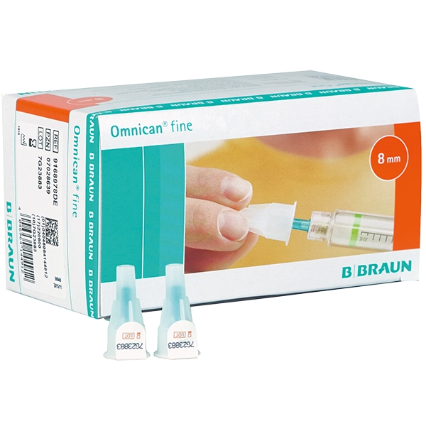 Omnican Fine Penkanülen - 31 G - 8 mm x 0,25 mm - 100 Stück