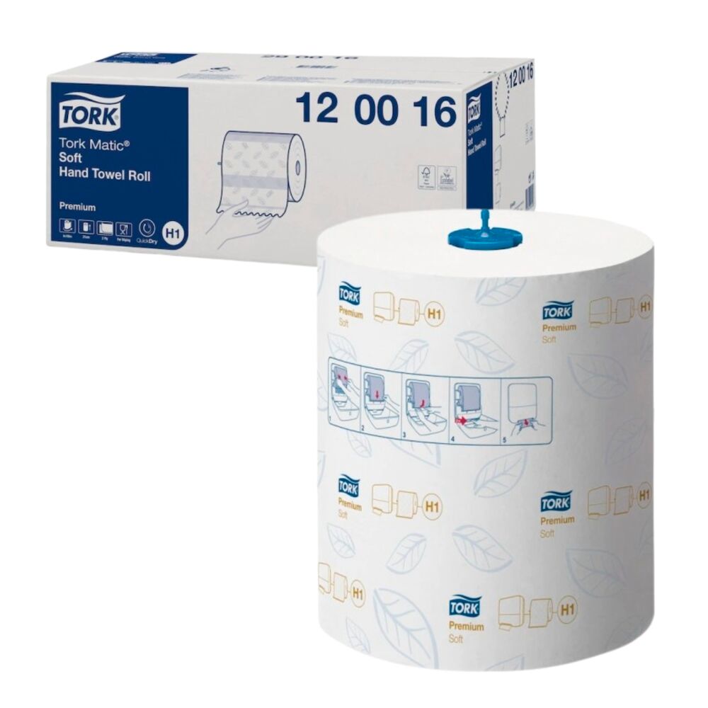 Tork Premium Rollenhandtücher 21 x 24,5 cm - 6 Rollen