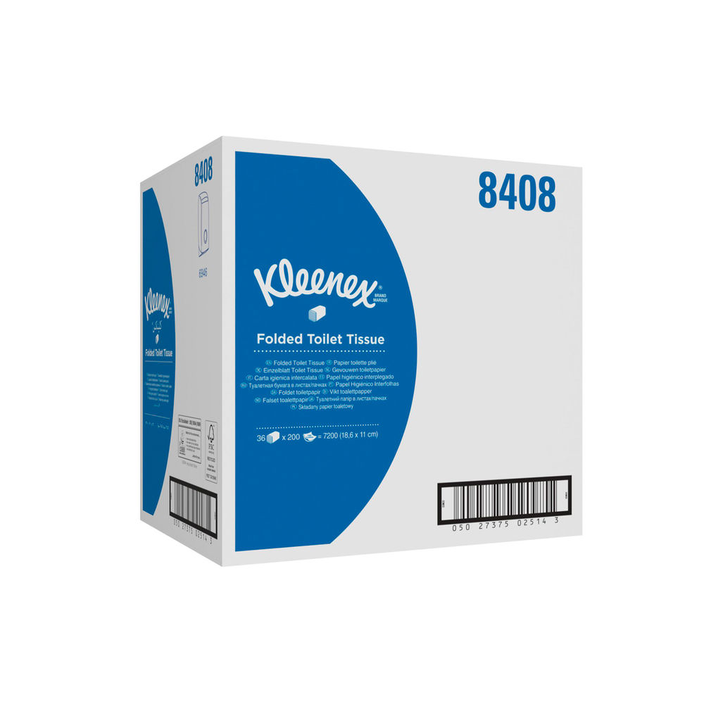 KLEENEX® UltraToilet Tissue - Einzelblattsystem - 36 x 200 Blatt