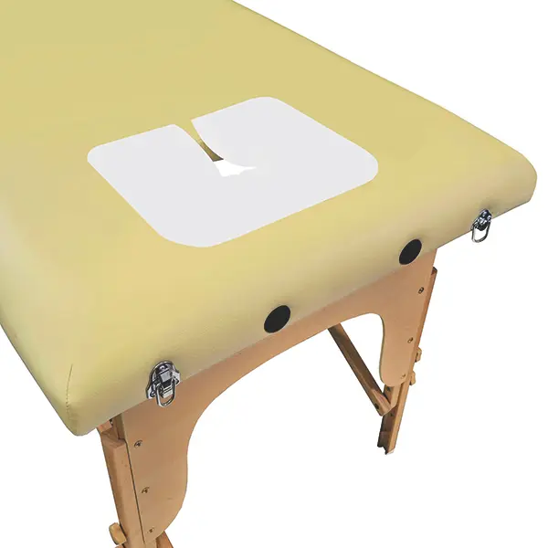 Gesichtsauflagen für Massageliegen geschlitzt - 35 x 28 cm - 100 Stück