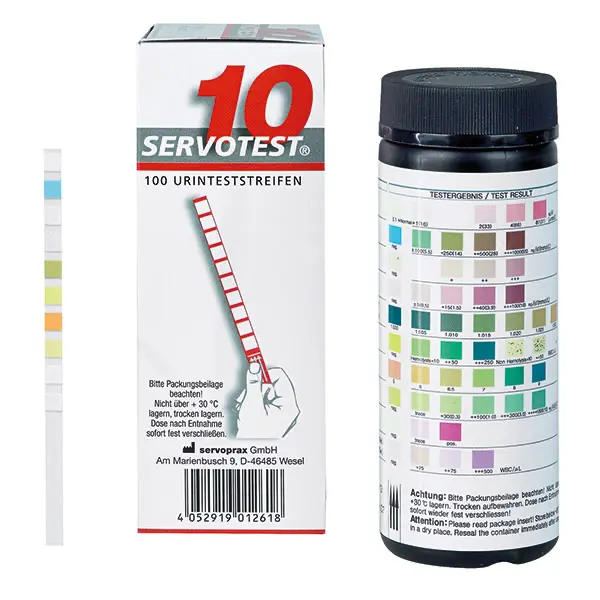 Urinteststreifen von Servotest 10, 100 Teste