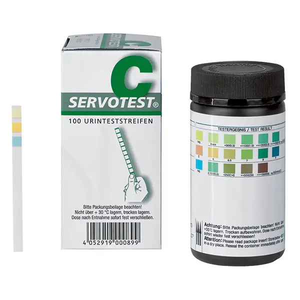 Urinteststreifen von Servotest C, 100 Teste