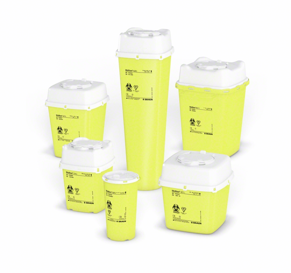 B.Braun Kanülensammler Medibox® Füllmenge: 2,4; max.Füllvolumen: 2,0 Liter - 1 Stück