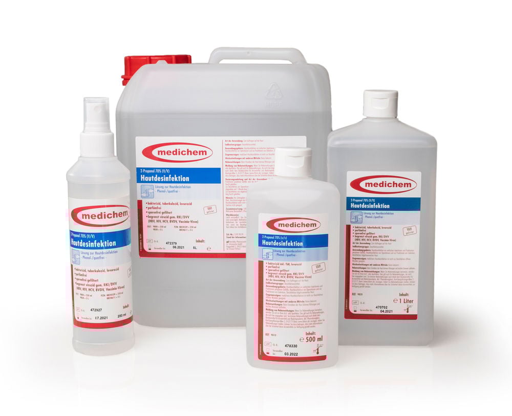 medichem Hautdesinfektion 250 ml, Sprühflasche