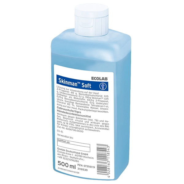 Ecolab Skinman Soft - 500 ml Spenderflasche