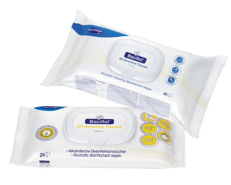 Bacillol 30 Sensitive Tissues - Flow-Pack - 18 x 20 cm, 24 Stück