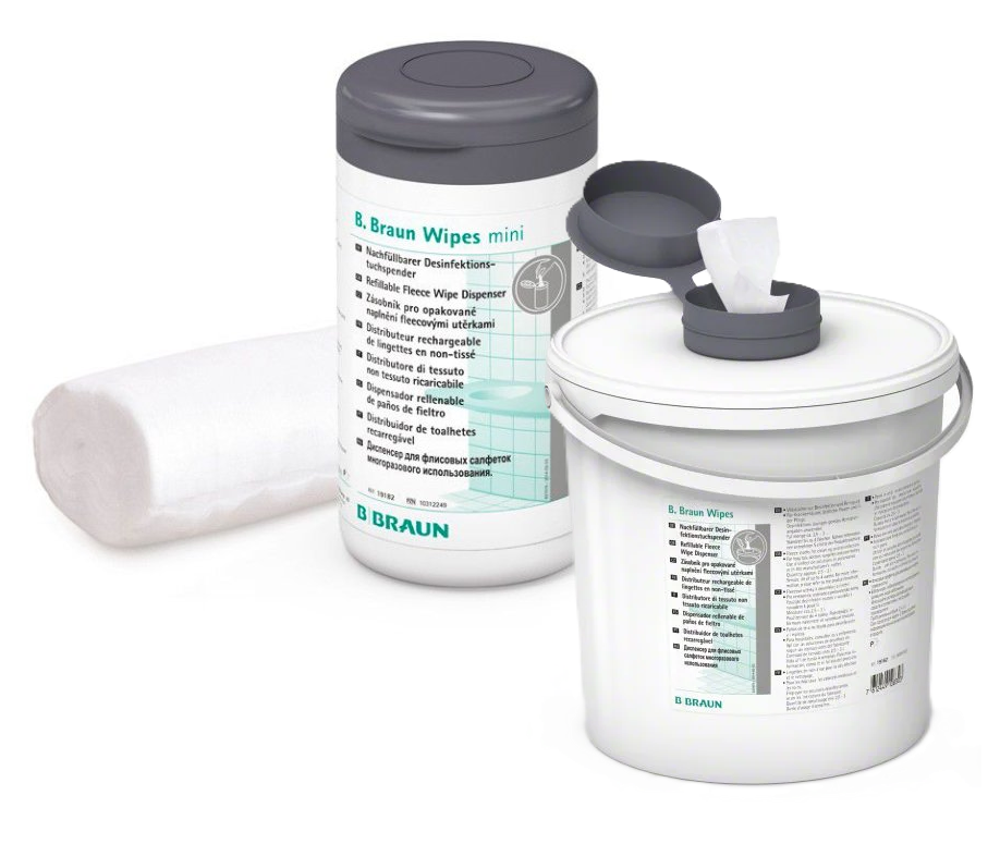 B.Braun Wipes mini ECO, Vliesrolle mit 60 Tüchern