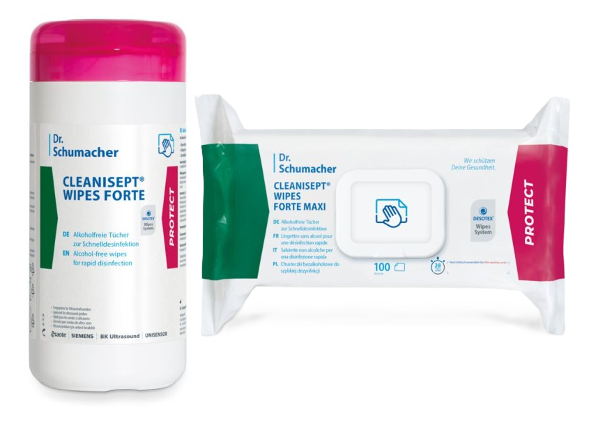 CLEANISEPT® WIPES FORTE Desinfektionstücher Spenderdose - 100 Stück