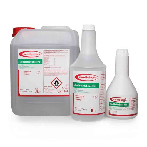 medichem Schnelldesinfektion Plus - neutral - ohne Sprühkopf - 500 ml