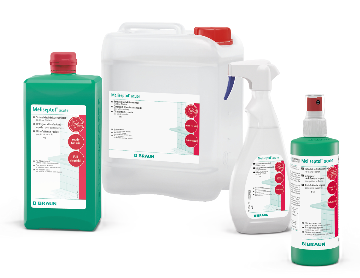 B.Braun Meliseptol acute Flächendesinfektionsmittel 250 ml - 1 Stück