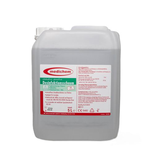 Medichem Desinfektionsschaum für Flächen - 5 Liter Kanister