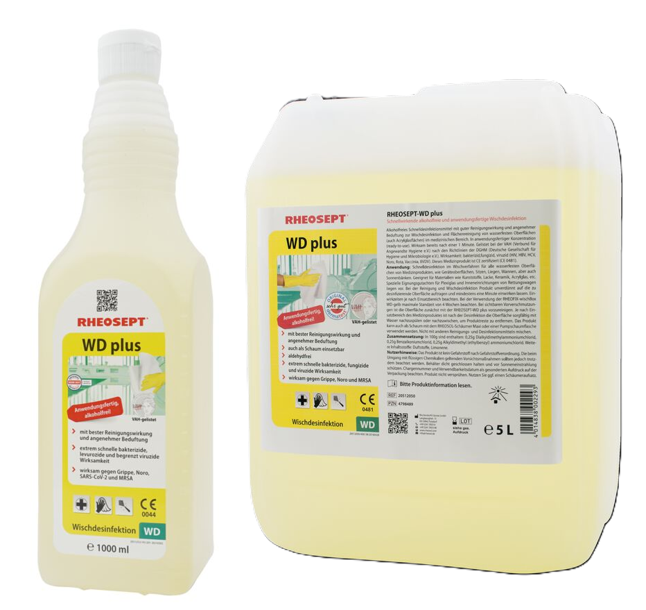RHEOSEPT-WD plus Flächendesinfektion - 1 Liter Flasche