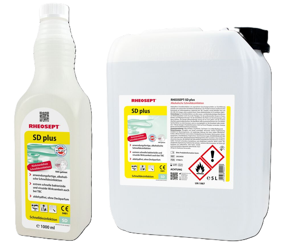 RHEOSEPT-SD plus Schnelldesinfektion - 1 Liter Flasche