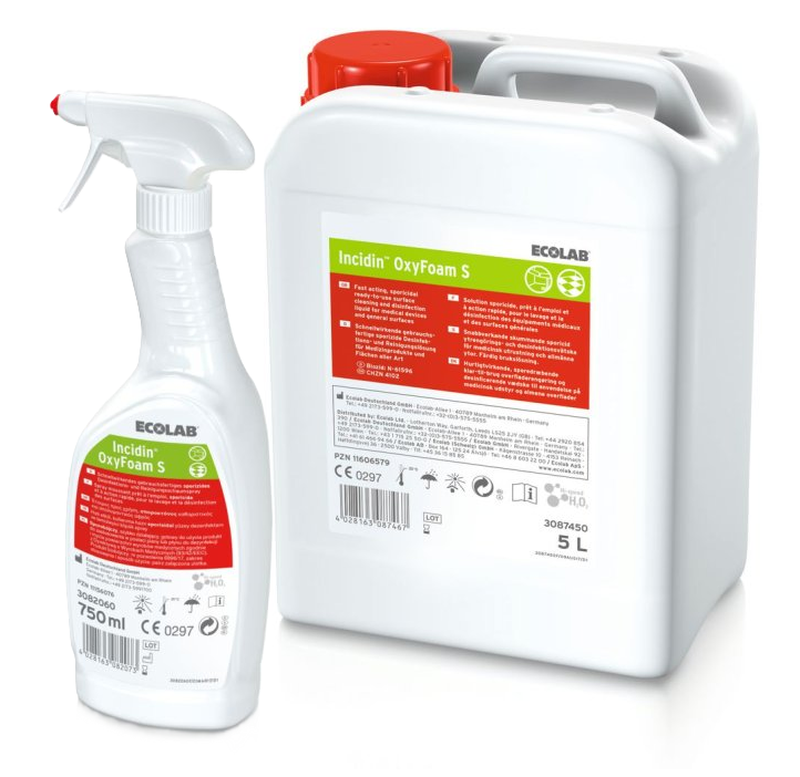 Ecolab Incidin™ OxyFoam S Reinigungs- und Desinfektionsschaum 750.0 mL