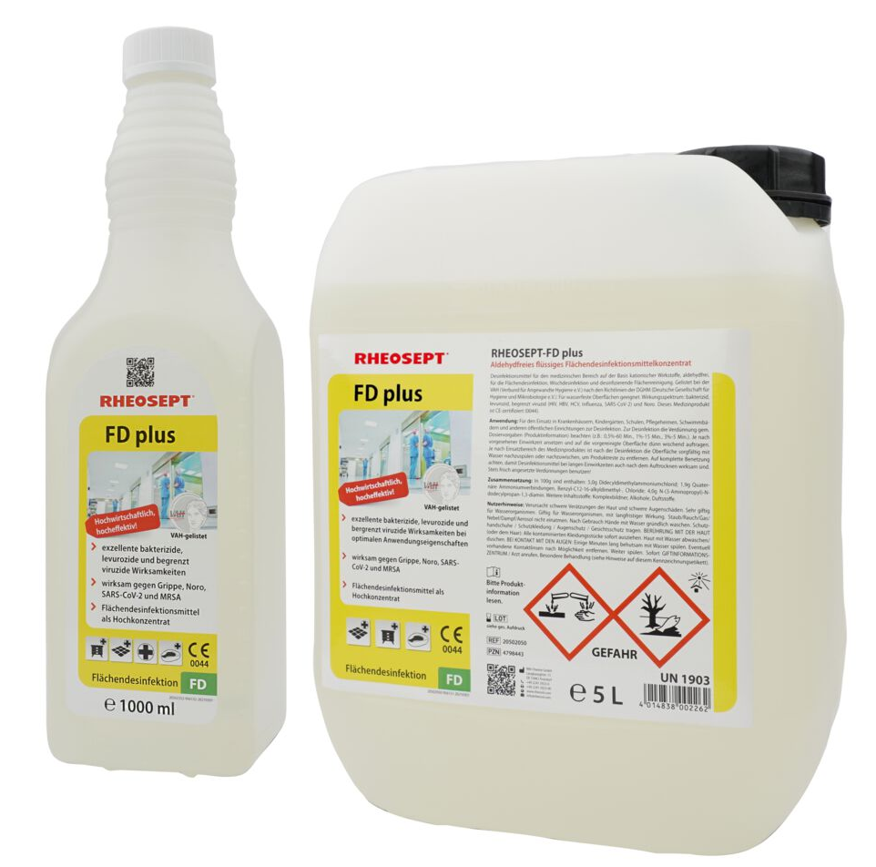 Rheosept-FD plus Konzentrat - 1 Liter Flasche