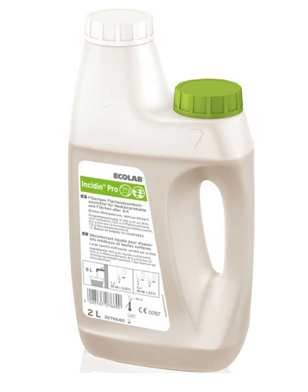 Ecolab Flächendesinfektion Incidin™ Pro - 2 Liter Flasche