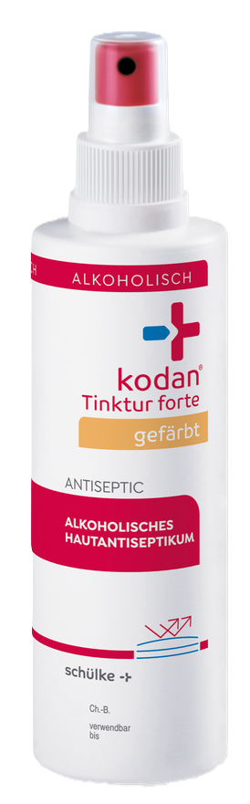 schülke kodan® Tinktur forte gefärbt - 250 ml Sprühflasche