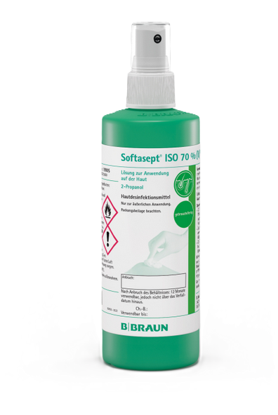 B.Braun Softasept ISO 70 % - 250 ml Sprühflasche