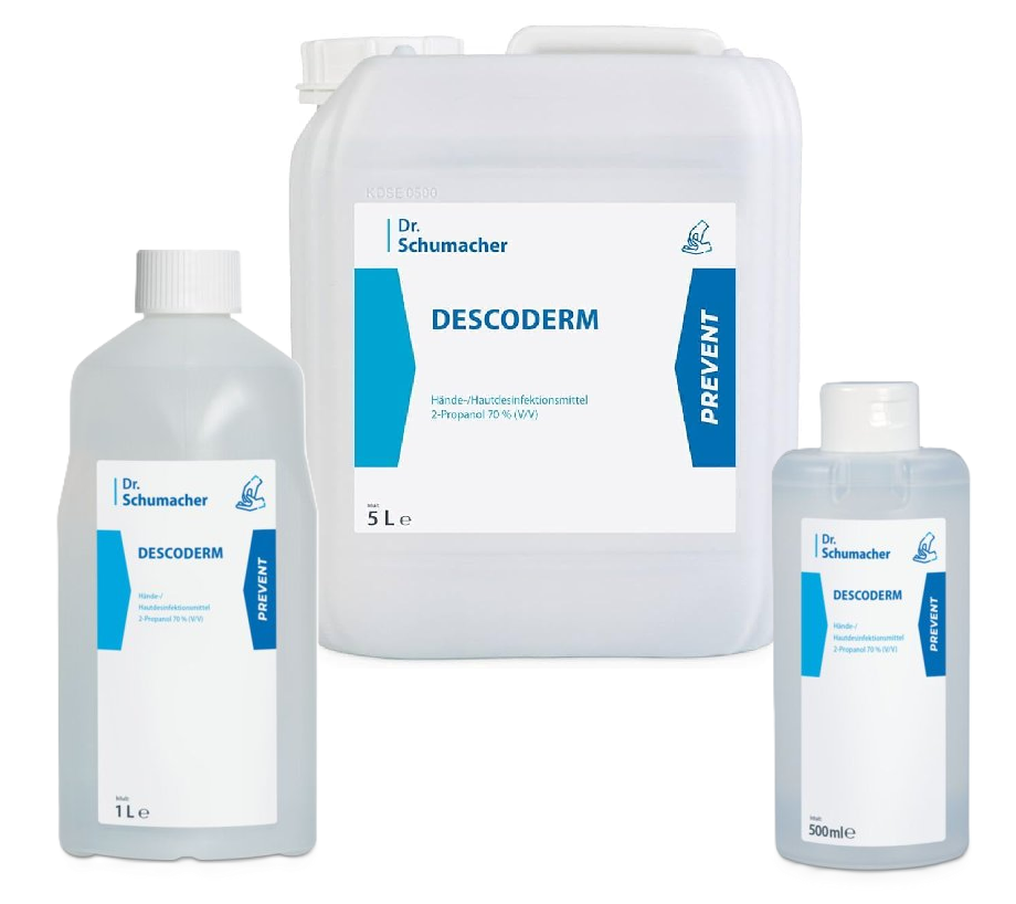 Dr. Schumacher Descoderm Hände-und Hautdesinfektion - 500 ml Flasche