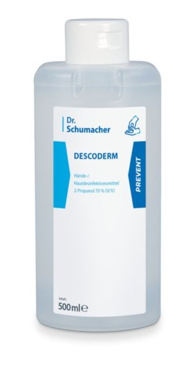 Dr. Schumacher Descoderm Hände-und Hautdesinfektion - 500 ml Flasche