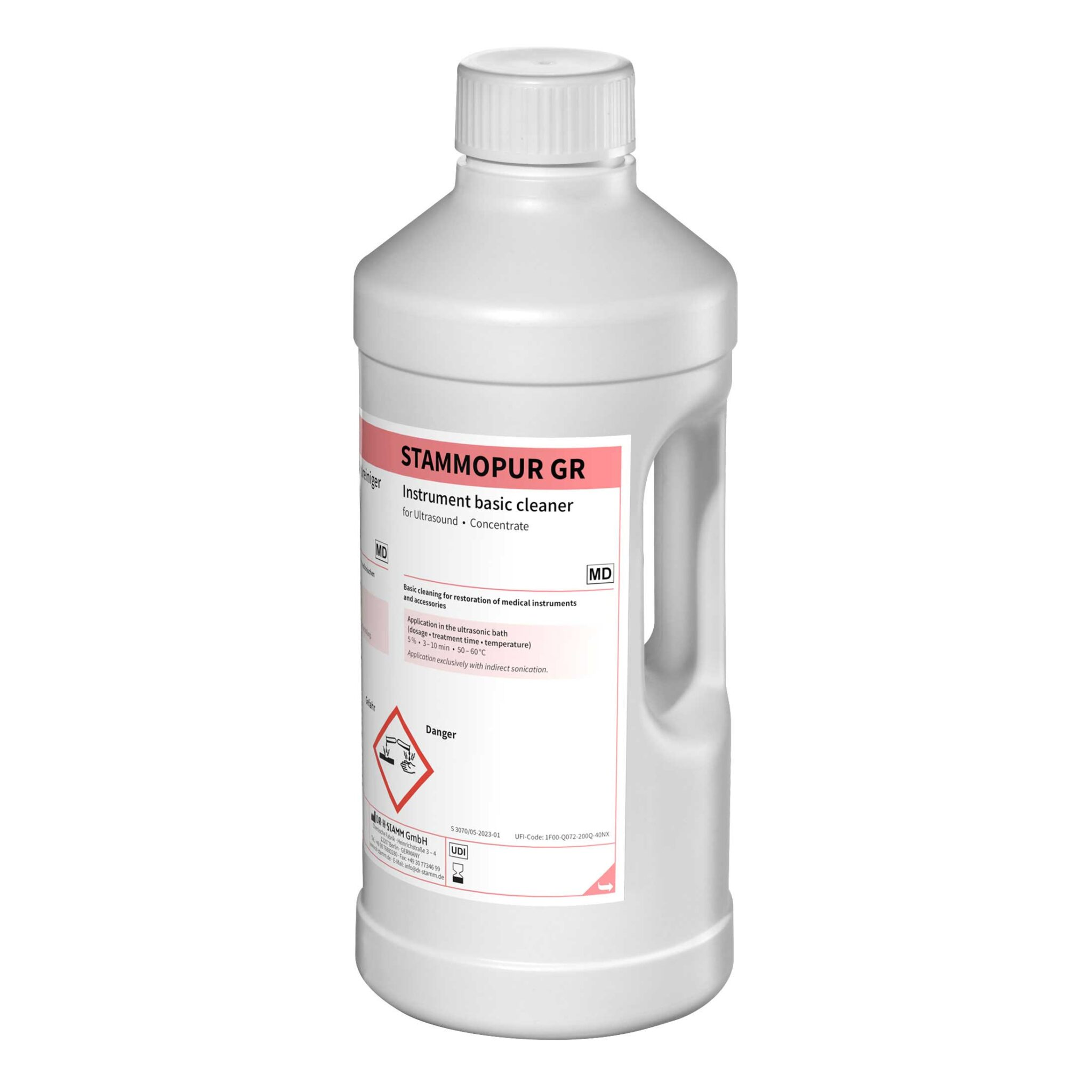 STAMMOPUR GR Ultraschallreiniger - 2 Liter Flasche